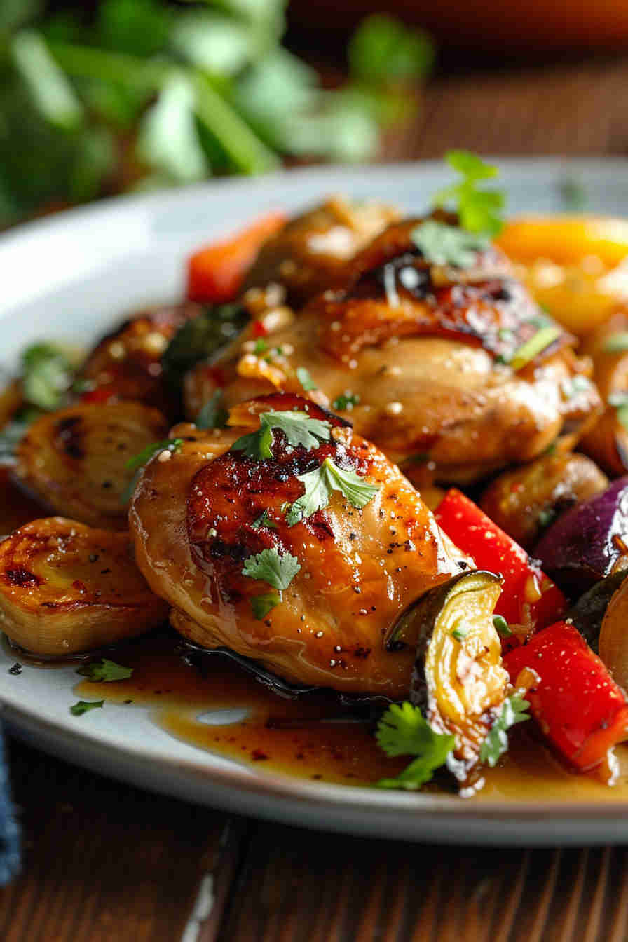 Crockpot Honey Garlic Chicken