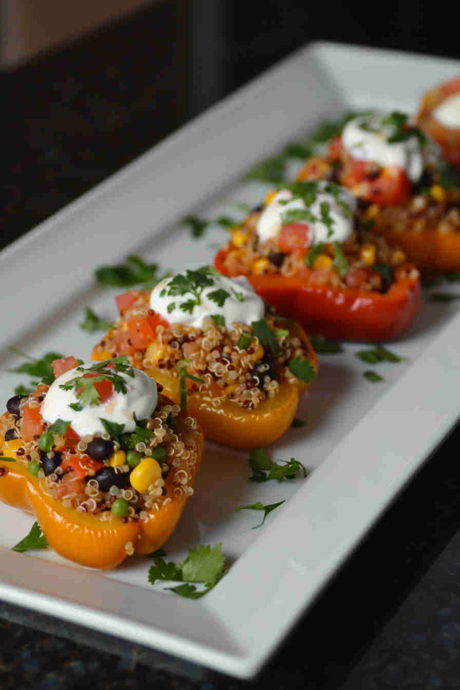 Crockpot Stuffed Bell Peppers