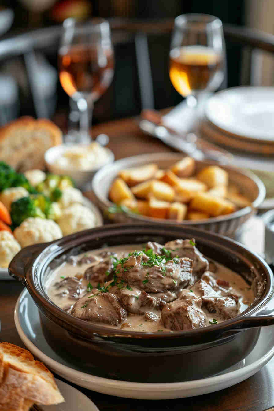 Slow Cooker Beef Stroganoff