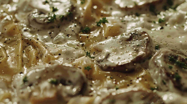 Slow Cooker Beef Stroganoff