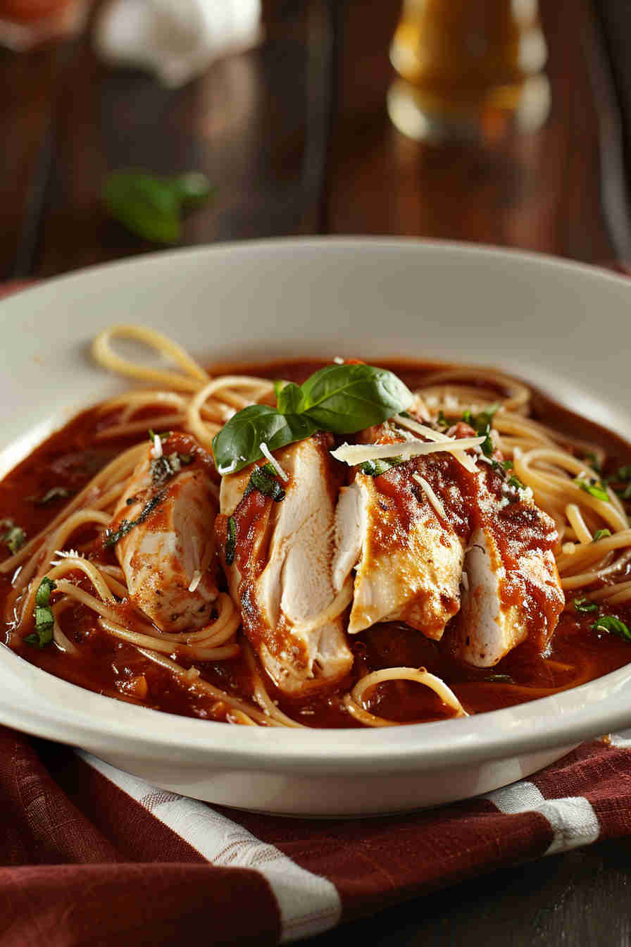 Slow Cooker Chicken Parmesan