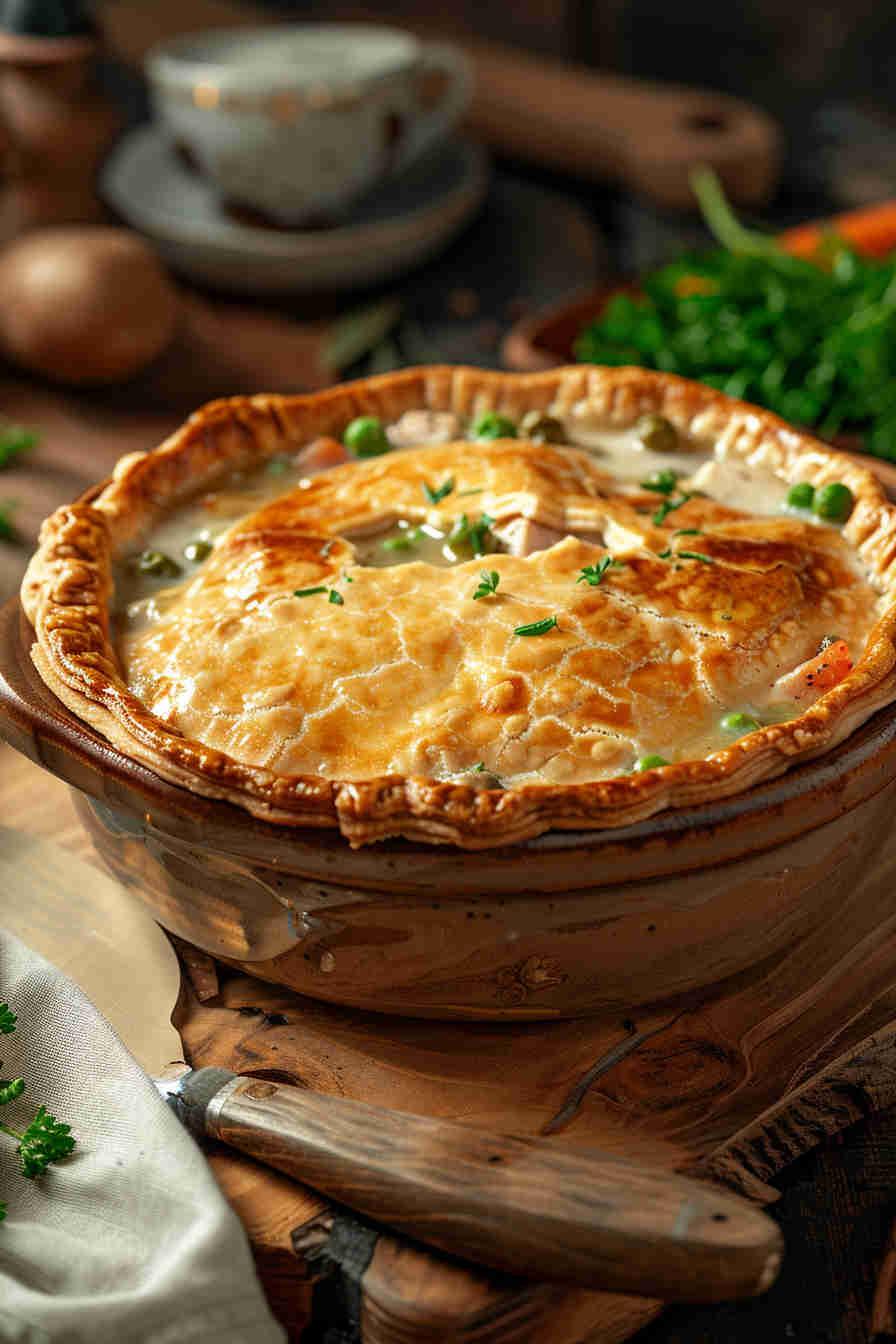 Slow Cooker Chicken Pot Pie