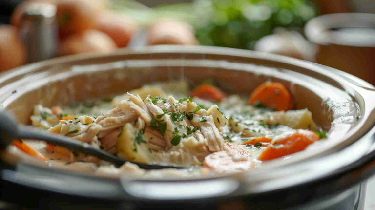 Slow Cooker Chicken Pot Pie