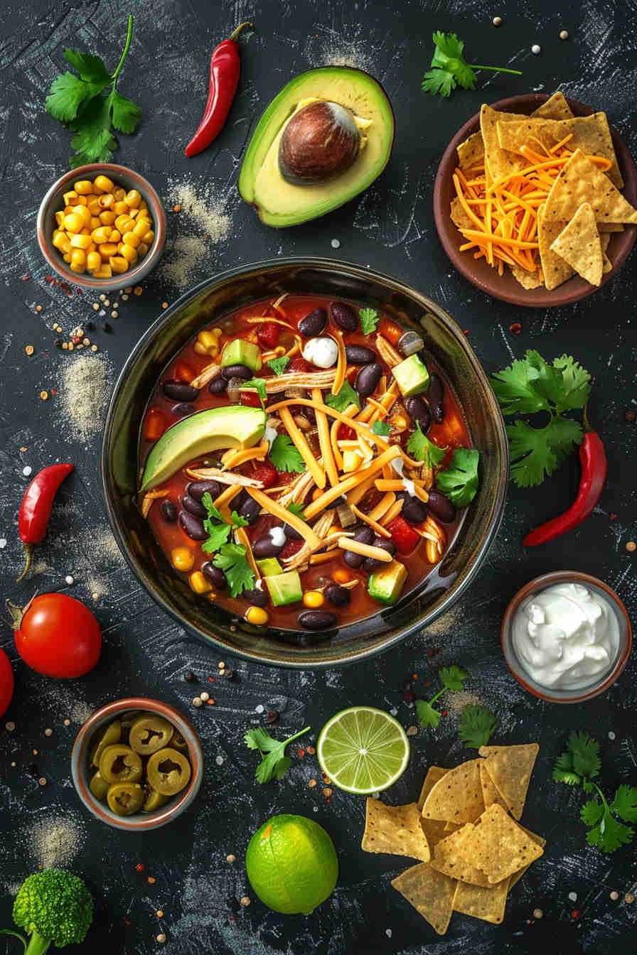 Delicious Slow Cooker Chicken Tortilla Soup