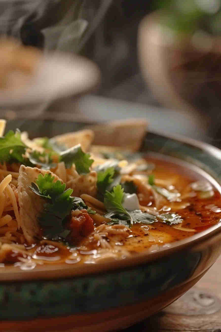Slow Cooker Chicken Tortilla Soup