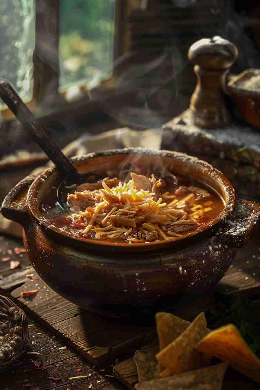 Slow Cooker Chicken Tortilla Soup