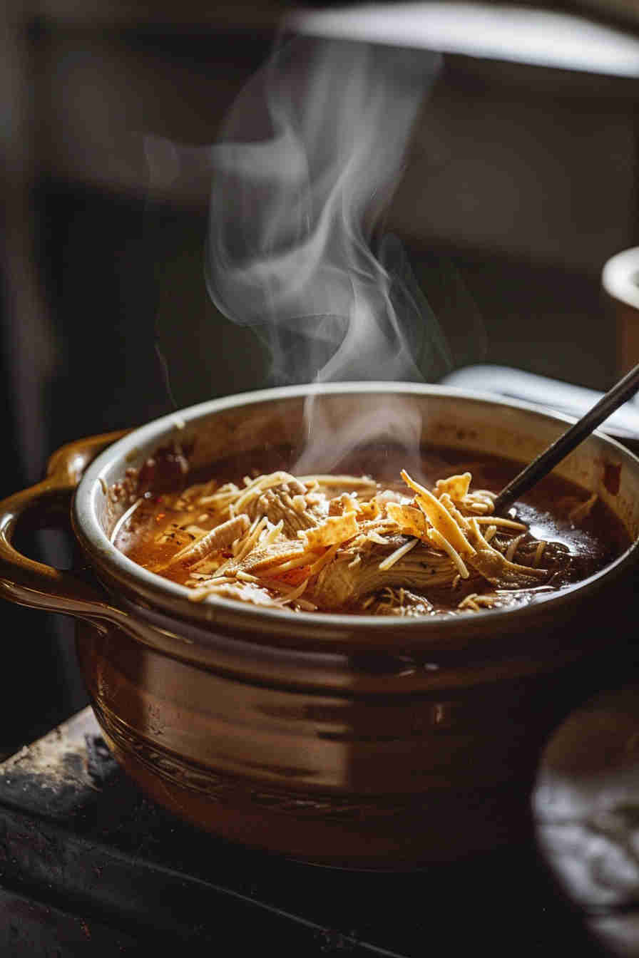 Slow Cooker Chicken Tortilla Soup