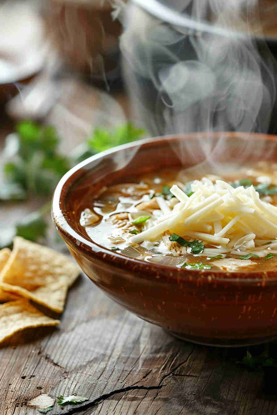 Slow Cooker Chicken Tortilla Soup