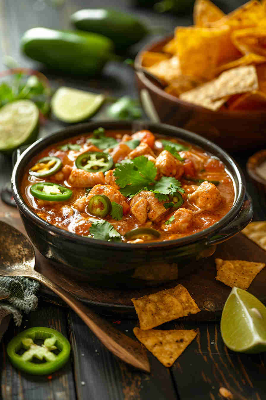 Delicious Slow Cooker Chicken Tortilla Soup