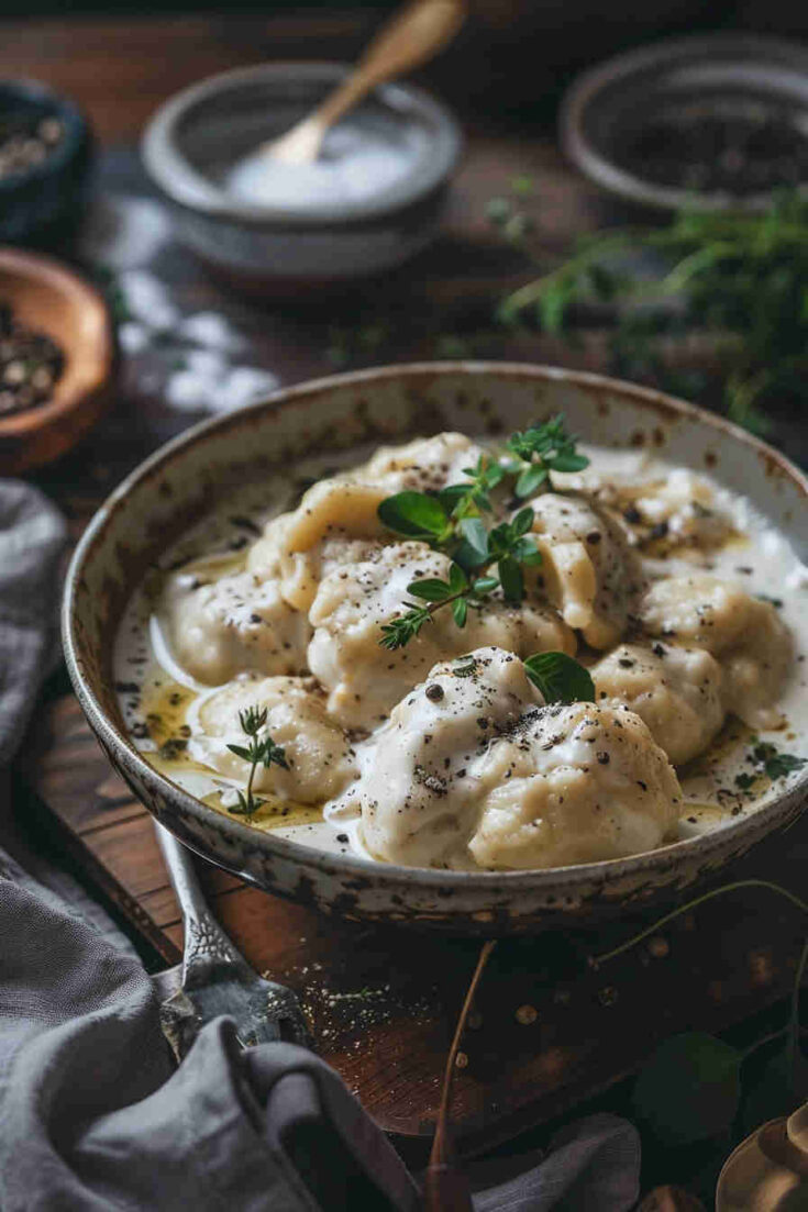 Tasty Slow Cooker Chicken and Dumplings
