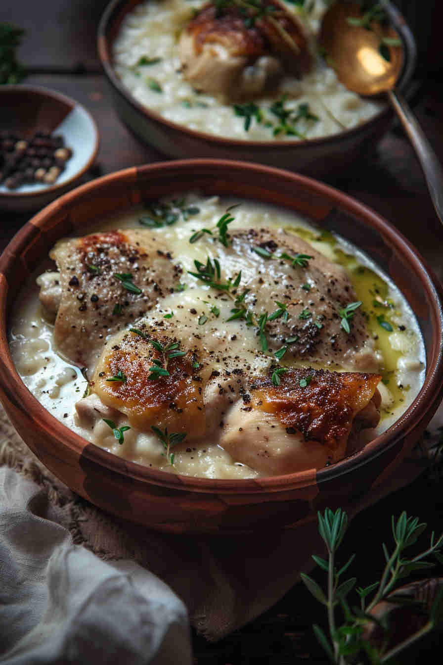 Tasty Slow Cooker Chicken and Dumplings