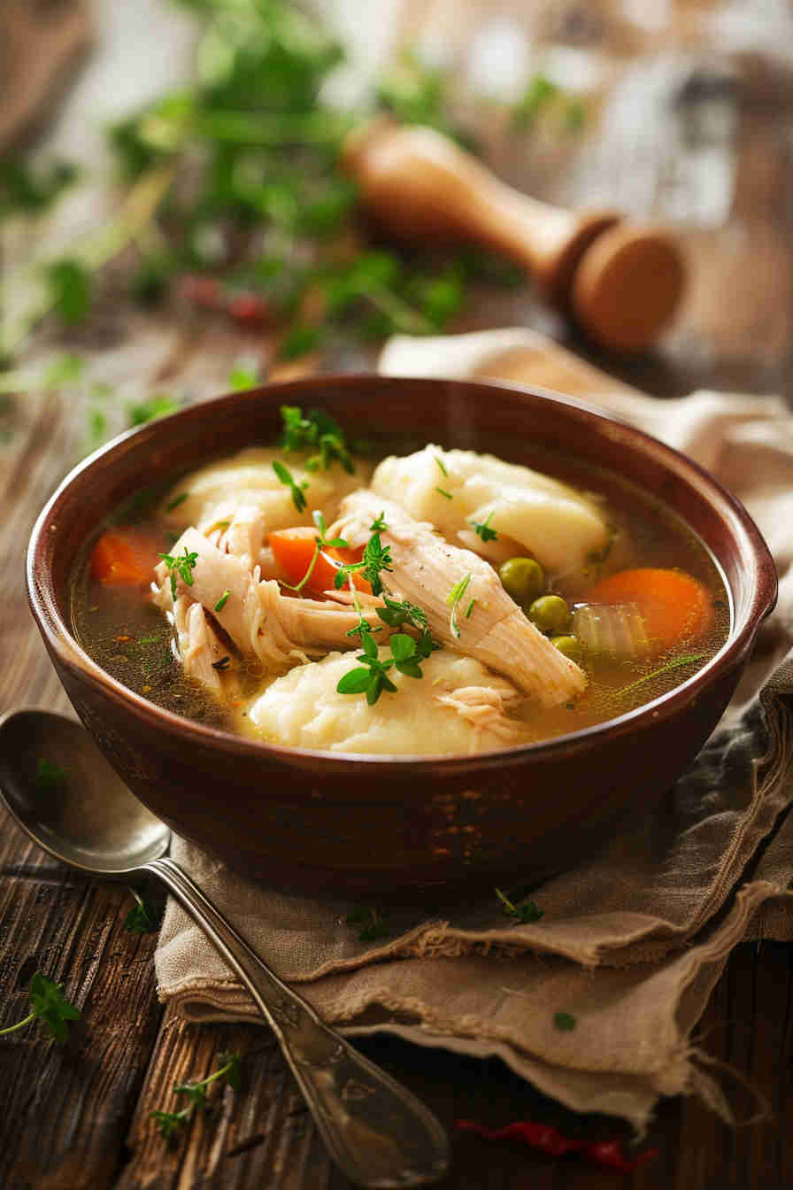 Slow Cooker Chicken and Dumplings
