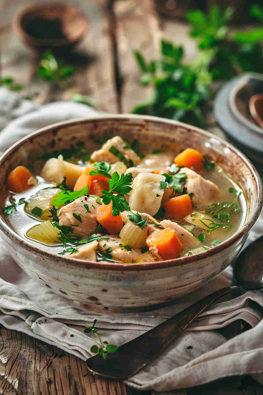 Slow Cooker Chicken and Dumplings