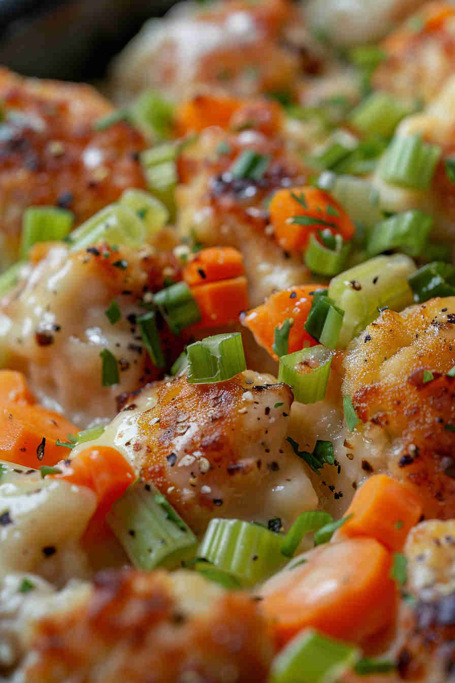 Tasty Slow Cooker Chicken and Dumplings