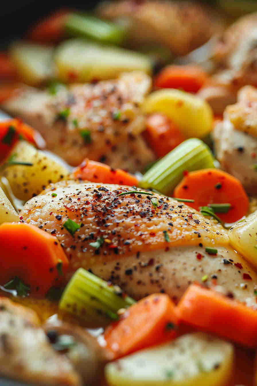 Tasty Slow Cooker Chicken and Dumplings
