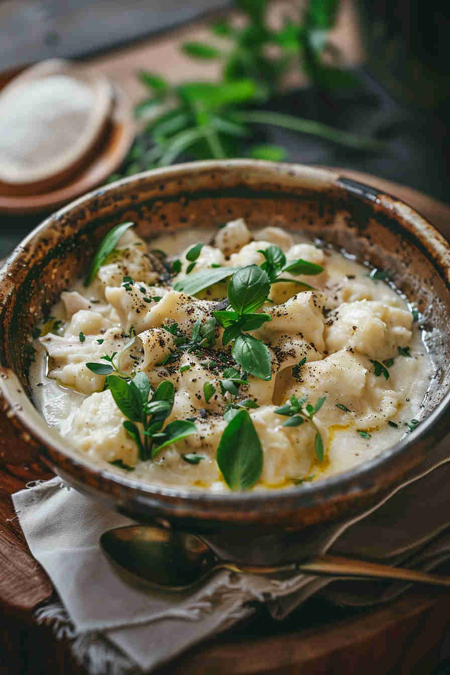 Tasty Slow Cooker Chicken and Dumplings