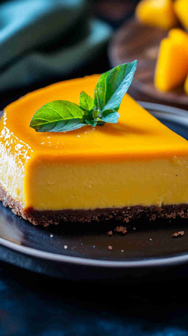 Slow Cooker Mango Cheesecake recipe