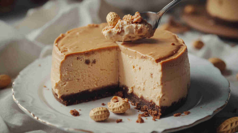 Slow Cooker Peanut Butter Cheesecake recipe