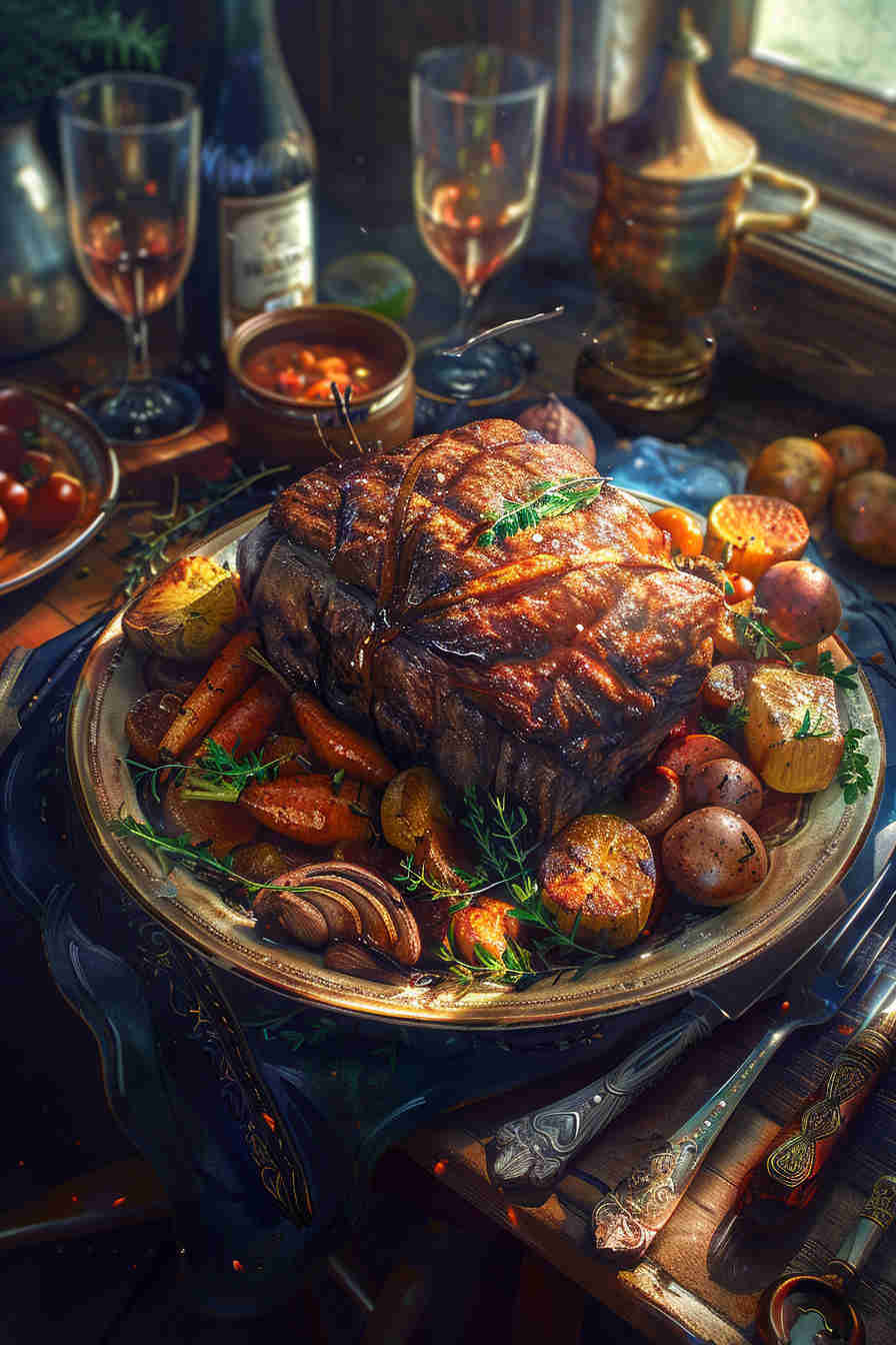 Slow Cooker Pot Roast with Veggies