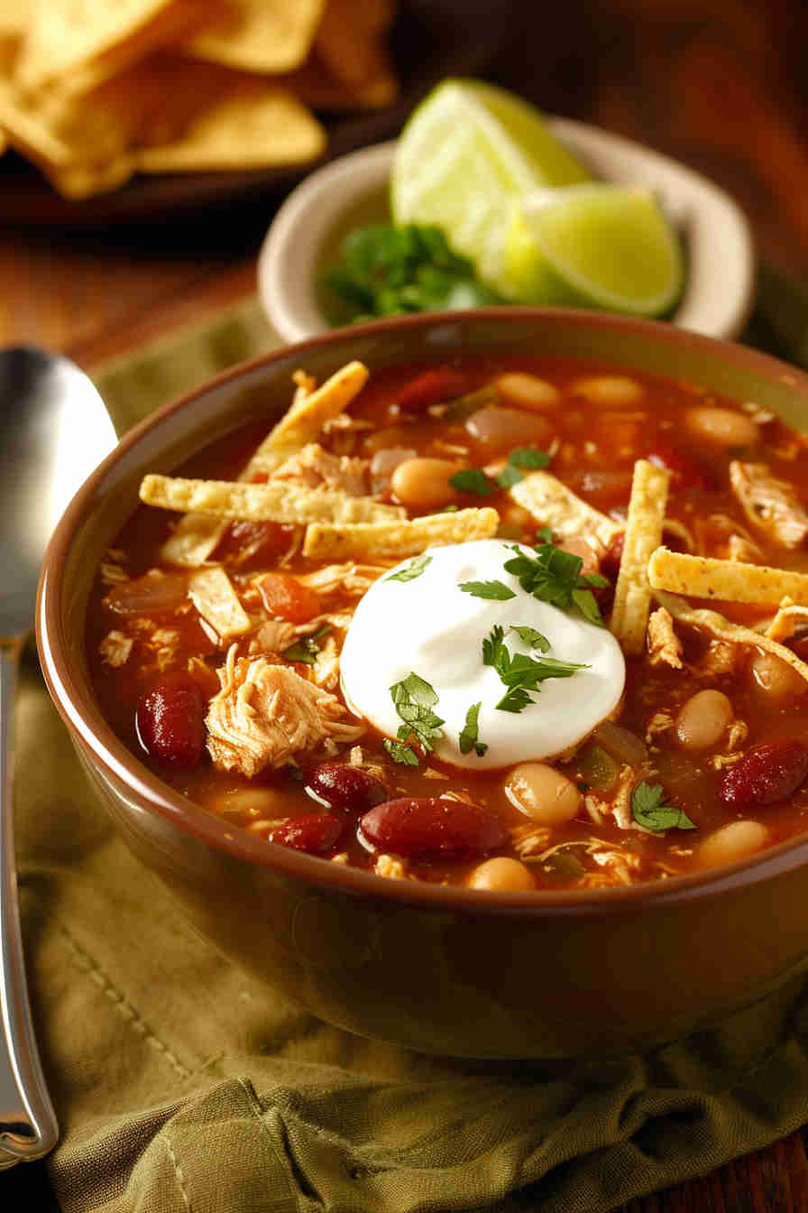 Slow Cooker White Chicken Chili