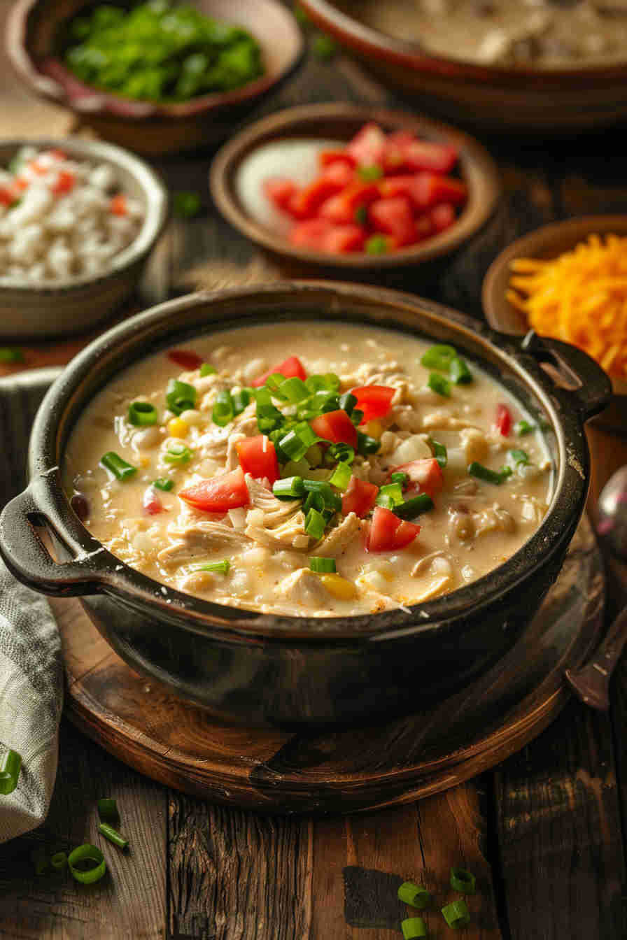 Slow Cooker White Chicken Chili