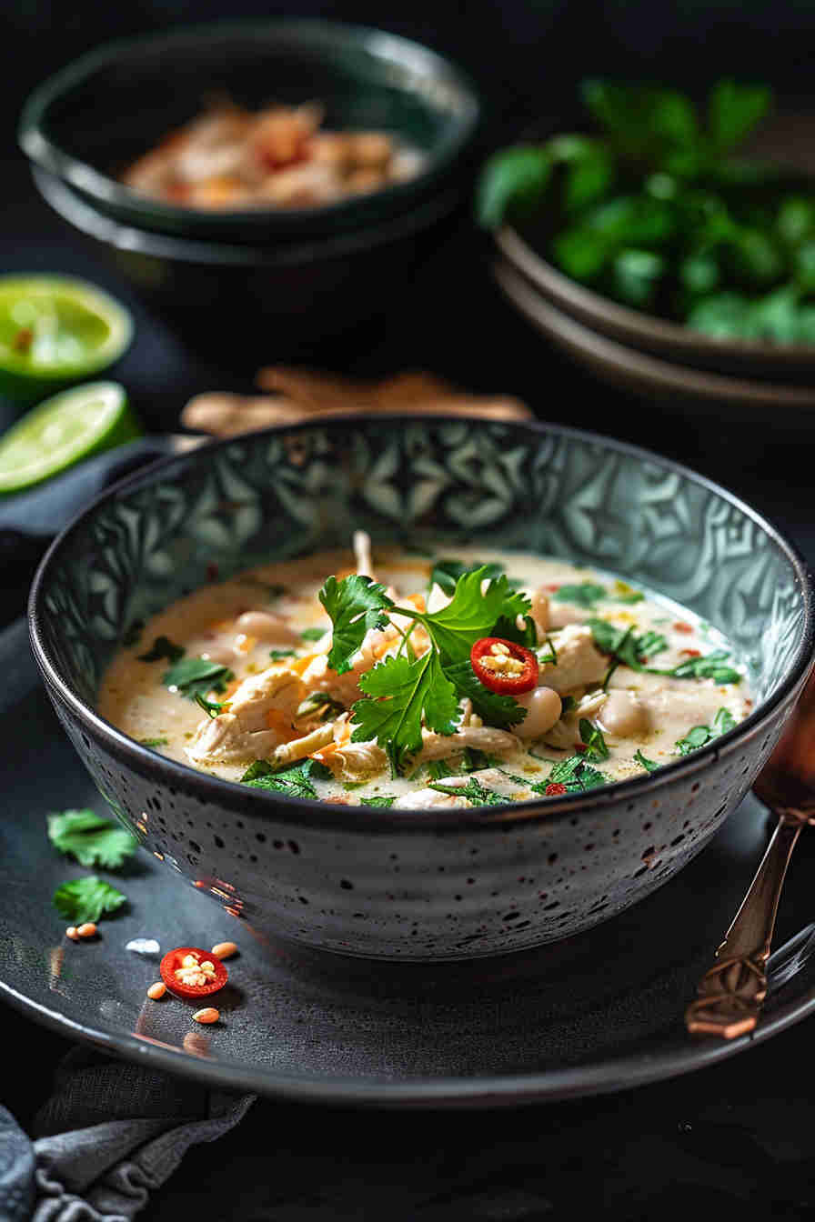 Slow Cooker White Chicken Chili