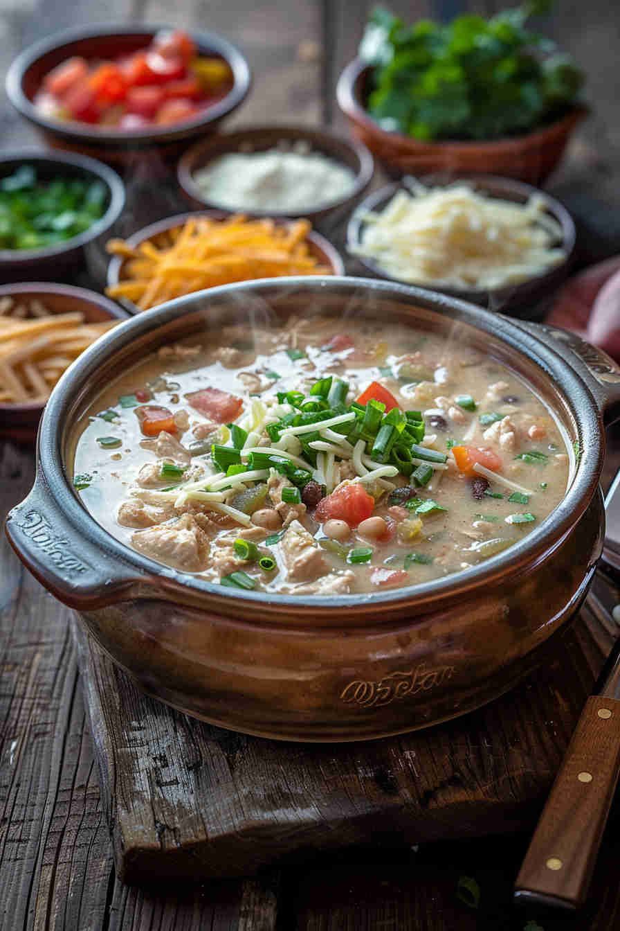 Slow Cooker White Chicken Chili