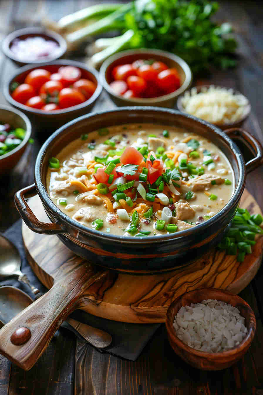 Slow Cooker White Chicken Chili