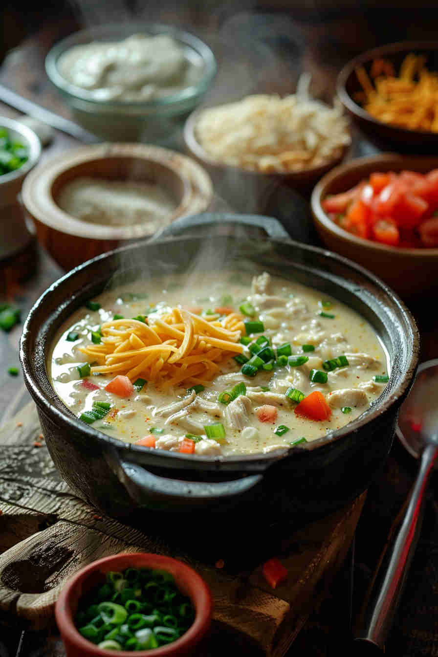 Slow Cooker White Chicken Chili