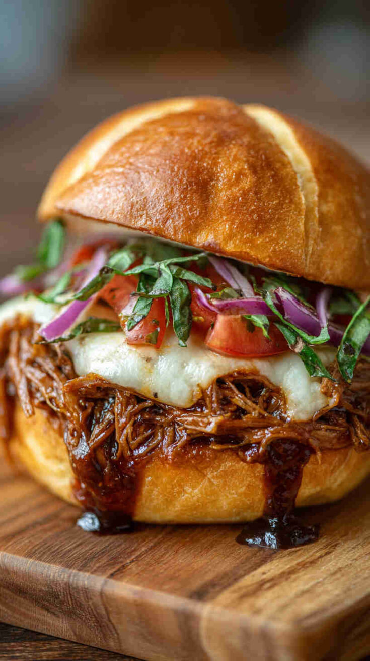 Crockpot Chipotle Beef Sandwich Filling