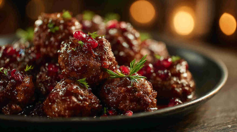 Crockpot Italian Marinara Meatballs