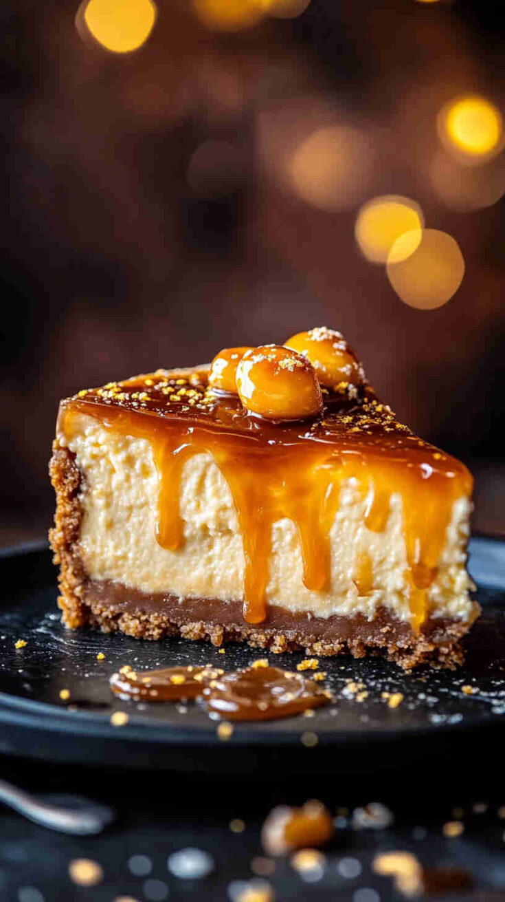 Crockpot Salted Caramel Cheesecake recipe