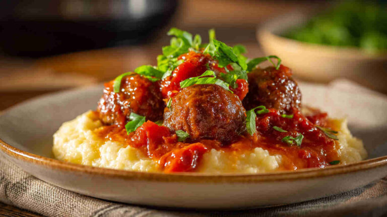 Crockpot Sweet and Sour Meatballs