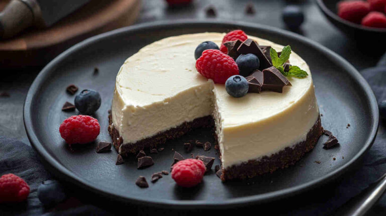 Crockpot White Chocolate Cheesecake recipe