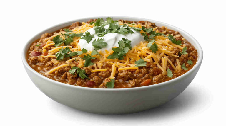 Simple Chili with Ground Turkey