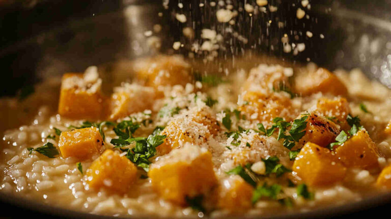 Slow Cooker Butternut Squash Risotto