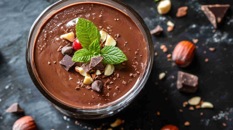 Slow Cooker Chocolate Hazelnut Pudding recipe