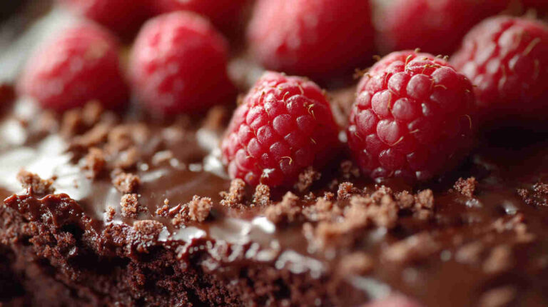 Slow Cooker Chocolate Raspberry Cake recipe