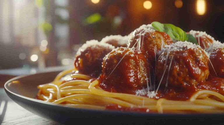 Slow Cooker Meatballs in Marinara