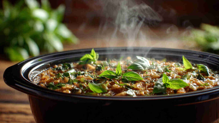 Slow Cooker Thai Coconut Soup (Tom Kha)