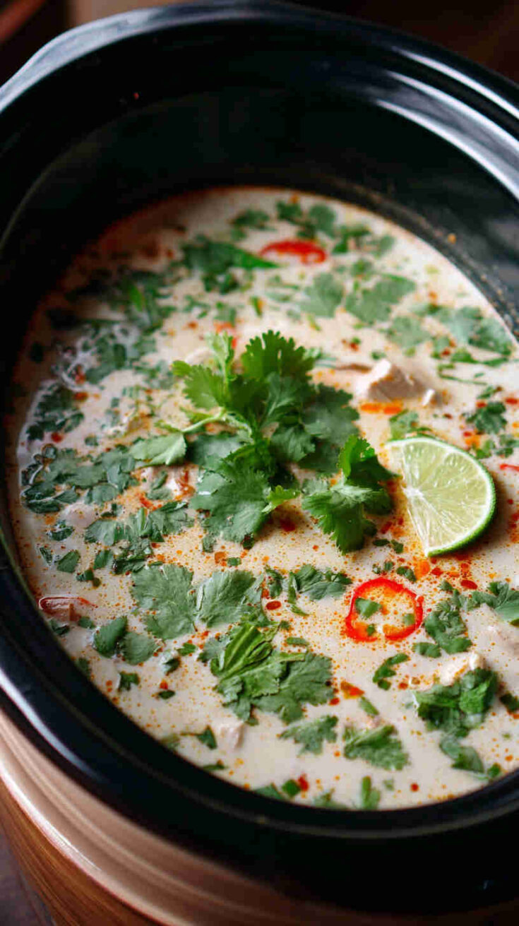 Slow Cooker Thai Green Curry with Vegetables