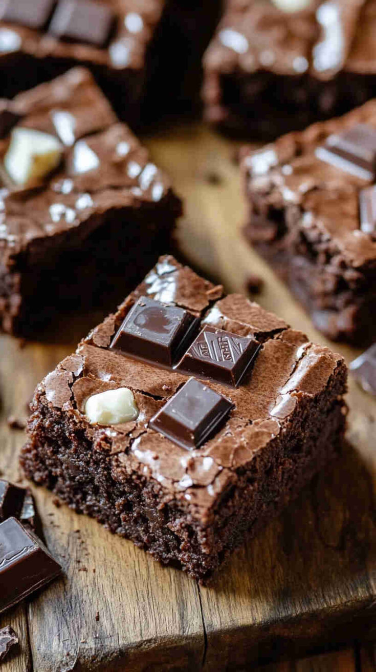 Slow Cooker Triple Chocolate Brownies recipe