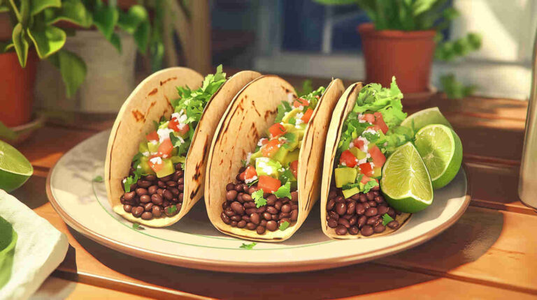Vegan Black Bean Tacos Recipe