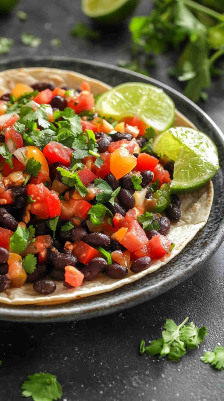 Vegan Black Bean Tacos Recipe