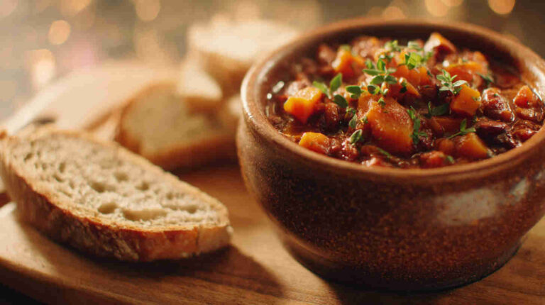 Crockpot Butternut Squash Vegan Chili