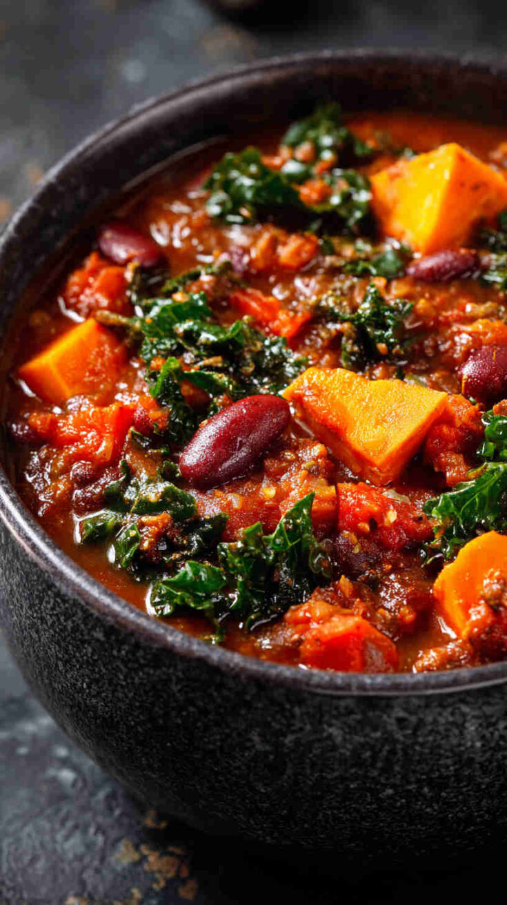 Crockpot Corn and Zucchini Vegan Chili