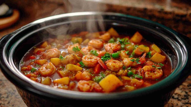 Crockpot Mediterranean Shrimp Stew