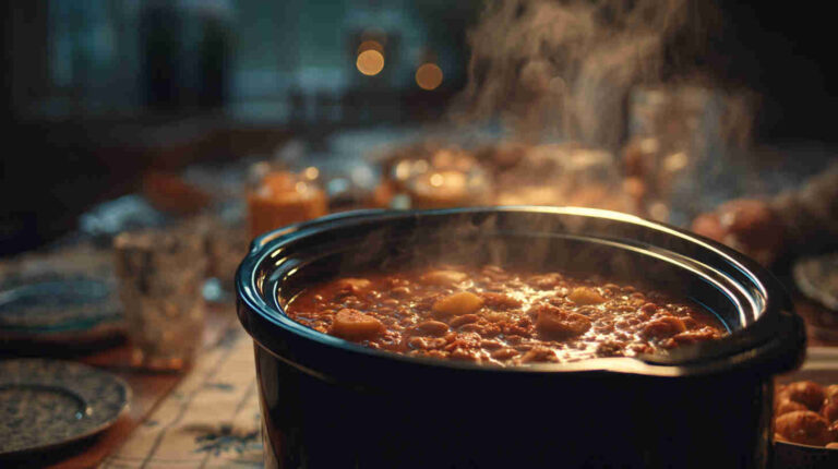 Crockpot Pumpkin and White Bean Chili
