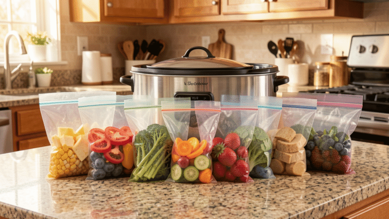 Slow Cooker Dump Bags {Freeze and Go Meals}