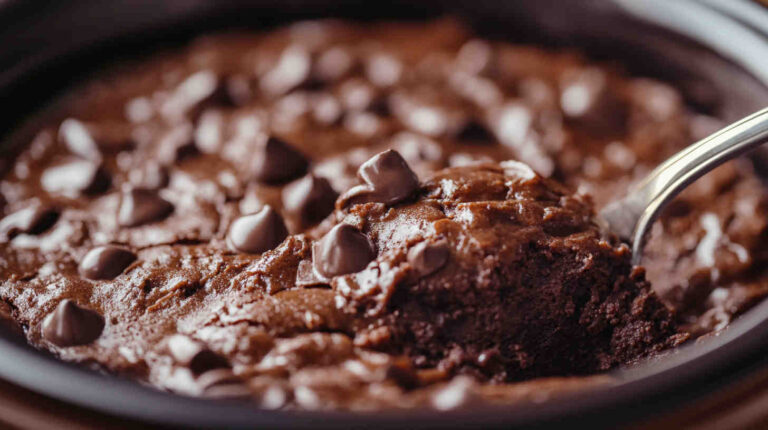 Crockpot Gluten-Free Brownie Pudding recipe